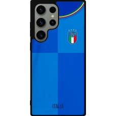 Samsung Galaxy S23 Ultra Case Hülle - Silikon schwarz Italien 2022 personalisierbares Fußballtrikot