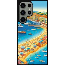 Coque Samsung Galaxy S23 Ultra - Silicone rigide noir French Riviera People