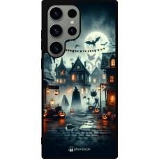 Coque Samsung Galaxy S23 Ultra - Silicone rigide noir Halloween Spookville