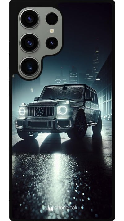 Coque Samsung Galaxy S23 Ultra - Silicone rigide noir Mercedes G AMG Night