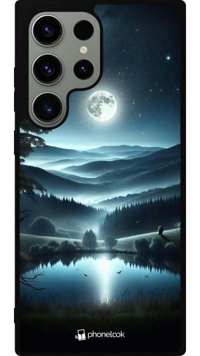 Coque Samsung Galaxy S23 Ultra - Silicone rigide noir Night Sky View