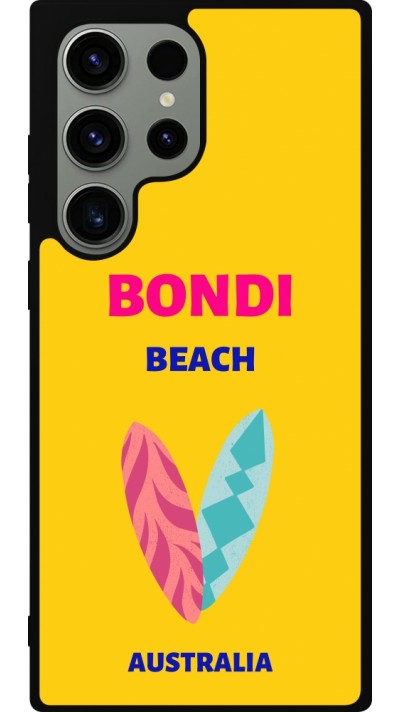 Coque Samsung Galaxy S23 Ultra - Silicone rigide noir Pop Summer Destination Bondi