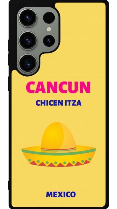 Coque Samsung Galaxy S23 Ultra - Silicone rigide noir Pop Summer Destination Cancun