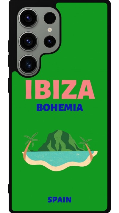 Coque Samsung Galaxy S23 Ultra - Silicone rigide noir Pop Summer Destination Ibiza