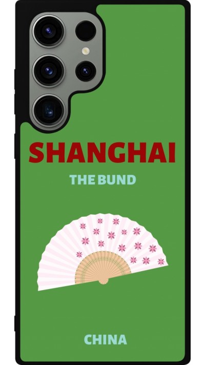 Coque Samsung Galaxy S23 Ultra - Silicone rigide noir Pop Summer Destination Shanghai