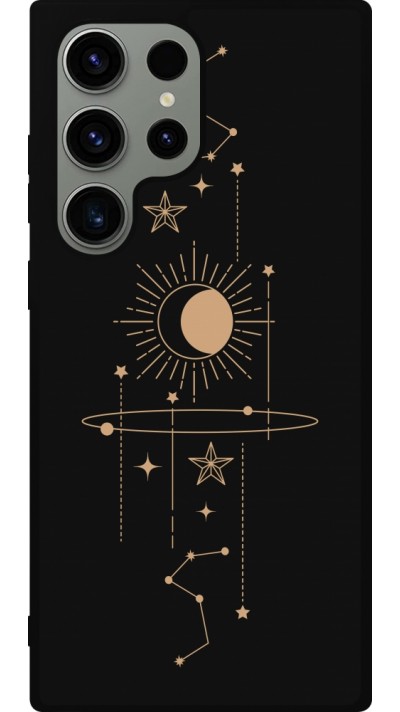 Coque Samsung Galaxy S23 Ultra - Silicone rigide noir Spring 23 astro