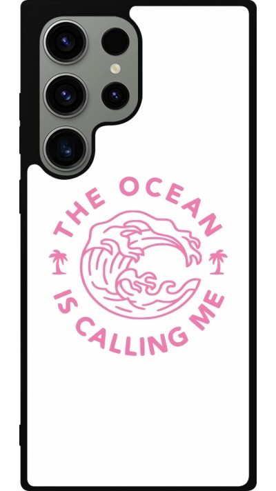 Coque Samsung Galaxy S23 Ultra - Silicone rigide noir The Ocean is calling me