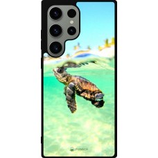 Samsung Galaxy S23 Ultra Case Hülle - Silikon schwarz Turtle Underwater