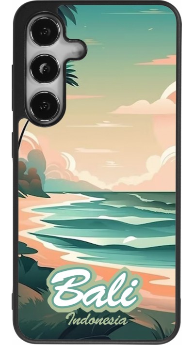 Coque Samsung Galaxy S24 - Silicone rigide noir Bali Landscape