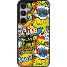 Coque Samsung Galaxy S24 - Silicone rigide noir Cartoons slogans