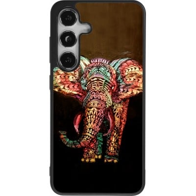 Coque Samsung Galaxy S24 - Silicone rigide noir Elephant 02