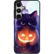 Coque Samsung Galaxy S24 - Silicone rigide noir Halloween 17 15