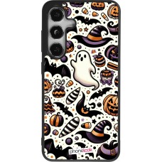 Coque Samsung Galaxy S24 - Silicone rigide noir Halloween 2024 Cute Pattern