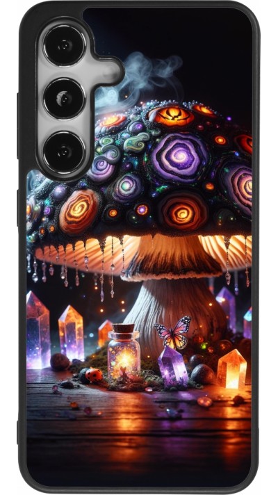 Coque Samsung Galaxy S24 - Silicone rigide noir Halloween Potion Magic