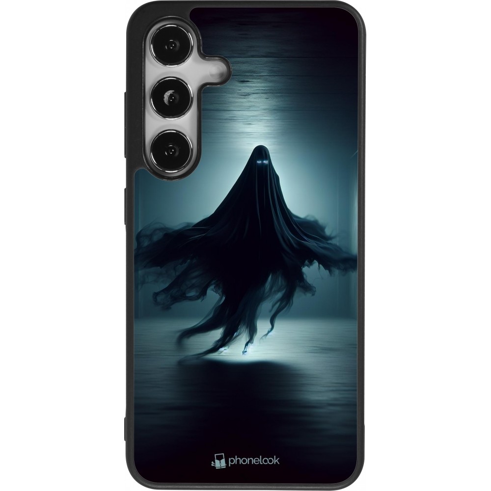 Samsung Galaxy S24 Case Hülle - Silikon schwarz Halloween 2024 Spektraler Schatten