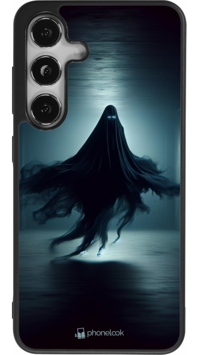 Coque Samsung Galaxy S24 - Silicone rigide noir Halloween 2024 Spectral Shadow