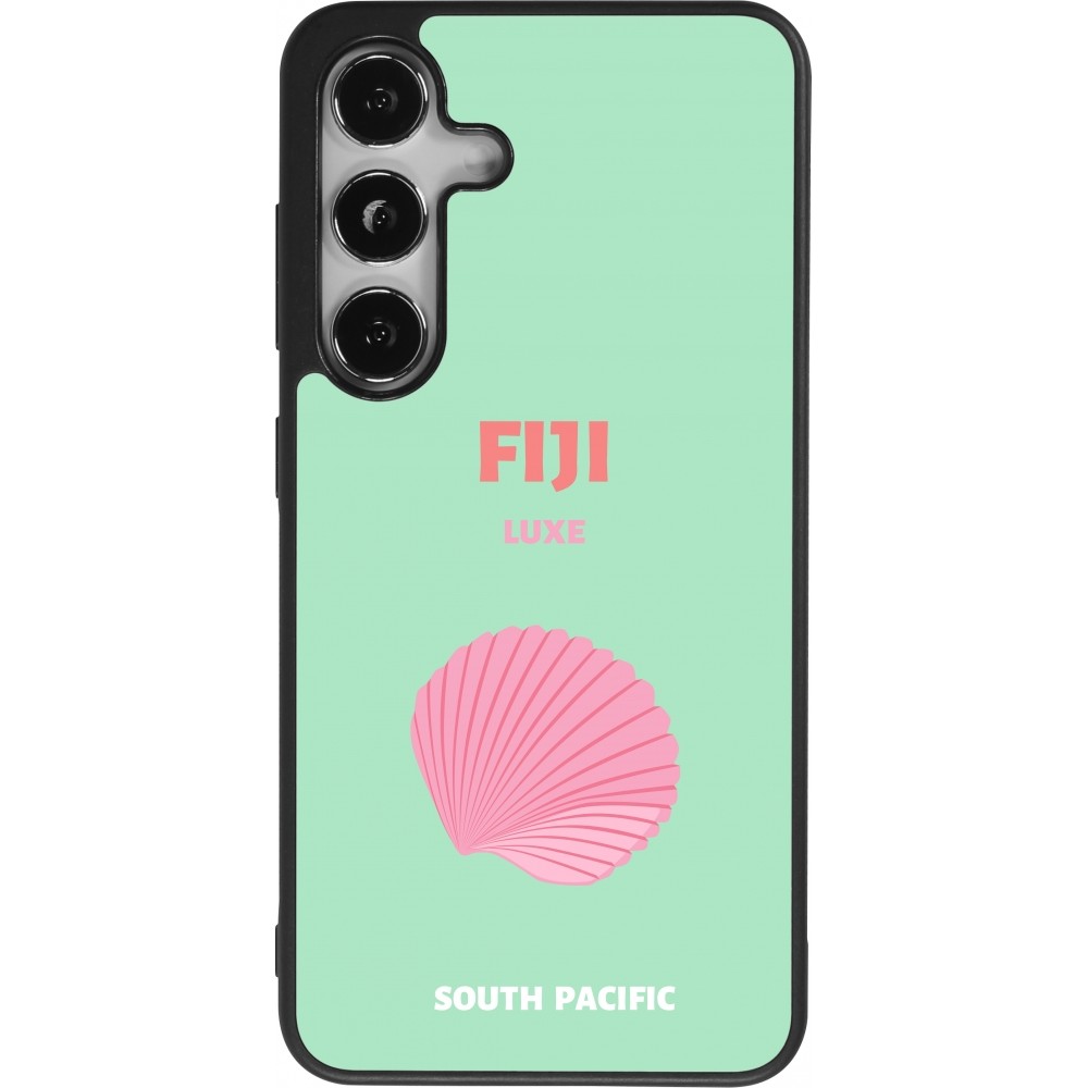 Coque Samsung Galaxy S24 - Silicone rigide noir Pop Summer Destination Fiji