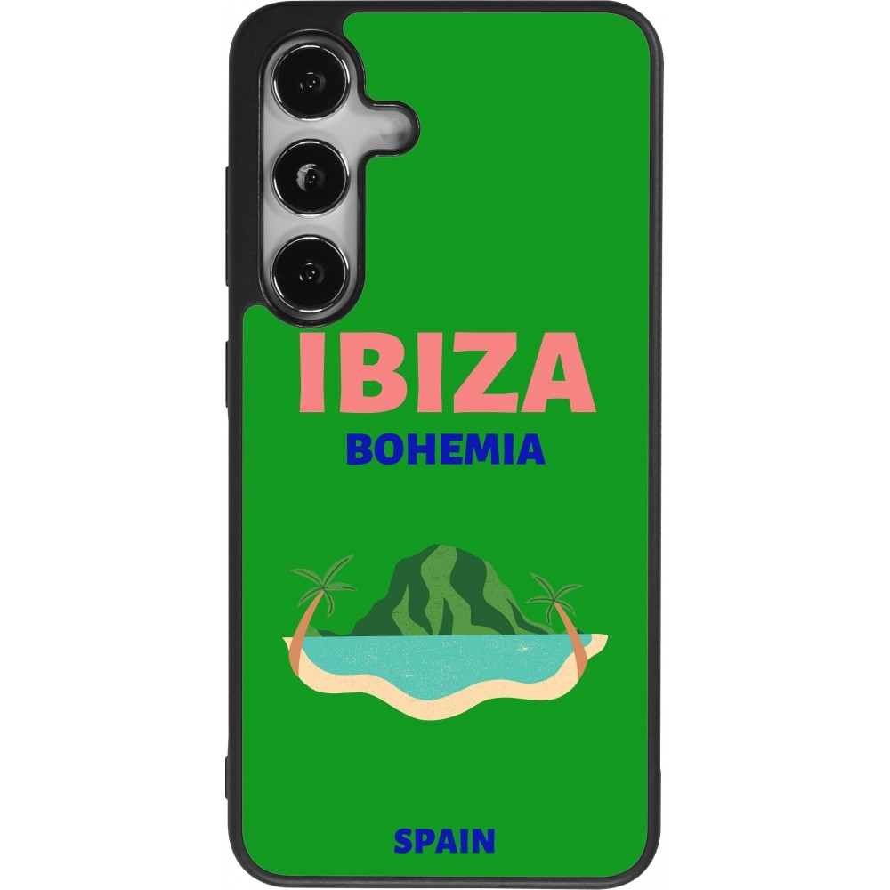 Samsung Galaxy S24 Case Hülle - Silikon schwarz Pop Summer Destination Ibiza