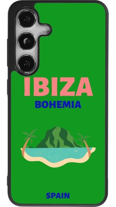 Coque Samsung Galaxy S24 - Silicone rigide noir Pop Summer Destination Ibiza