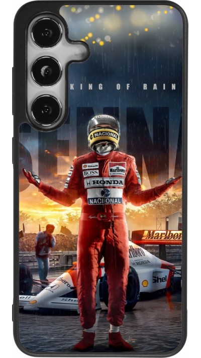 Samsung Galaxy S24 Case Hülle - Silikon schwarz Senna The King of Rain