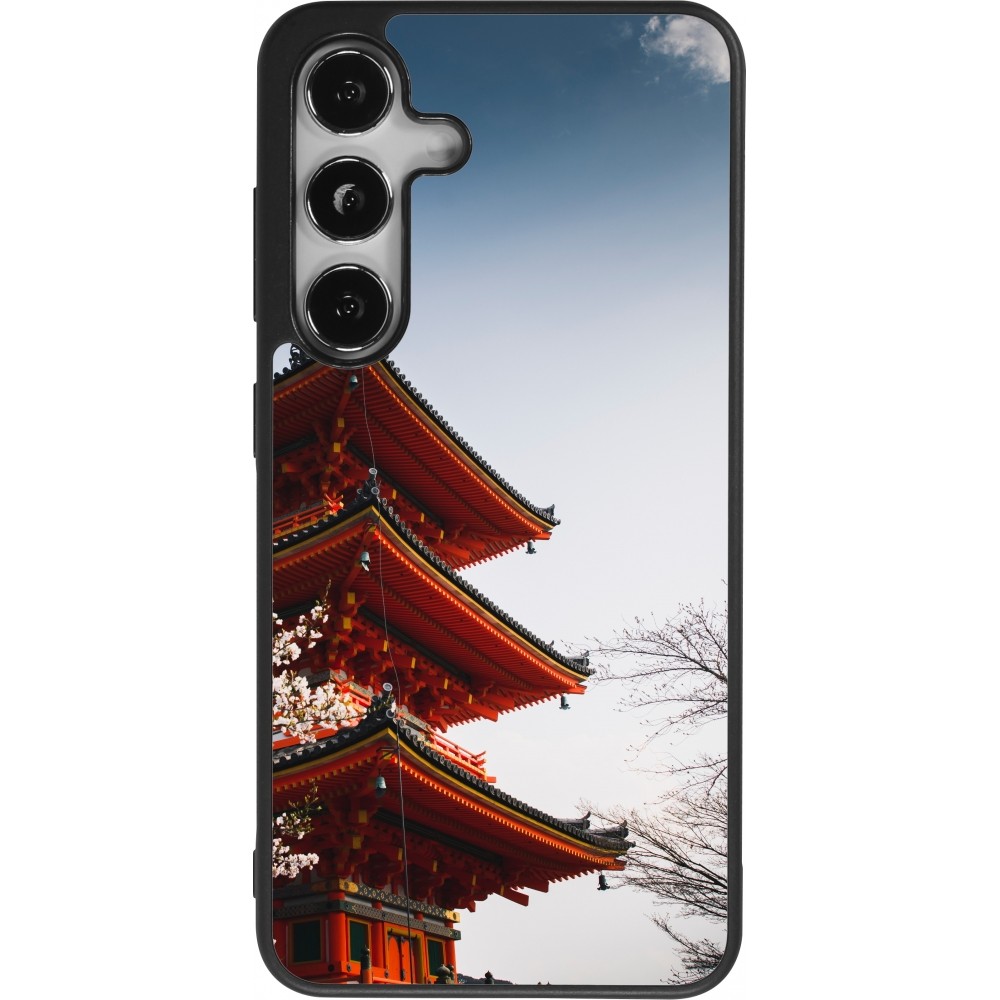 Samsung Galaxy S24 Case Hülle - Silikon schwarz Spring 23 Japan