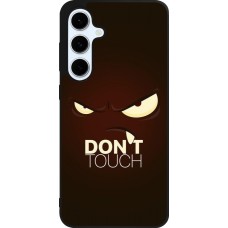 Coque Samsung Galaxy S24 FE - Silicone rigide noir Angry Dont Touch