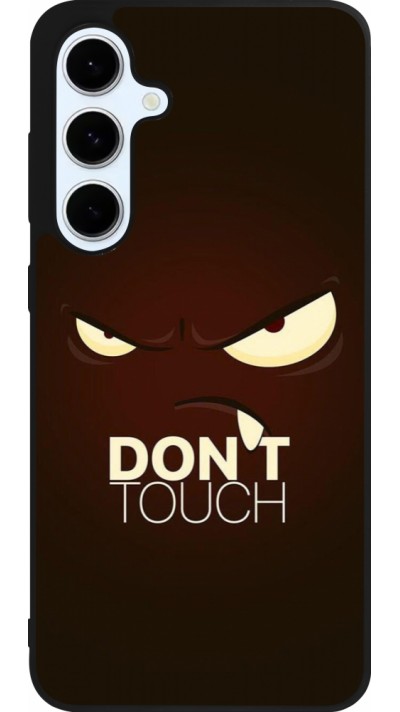 Coque Samsung Galaxy S24 FE - Silicone rigide noir Angry Dont Touch