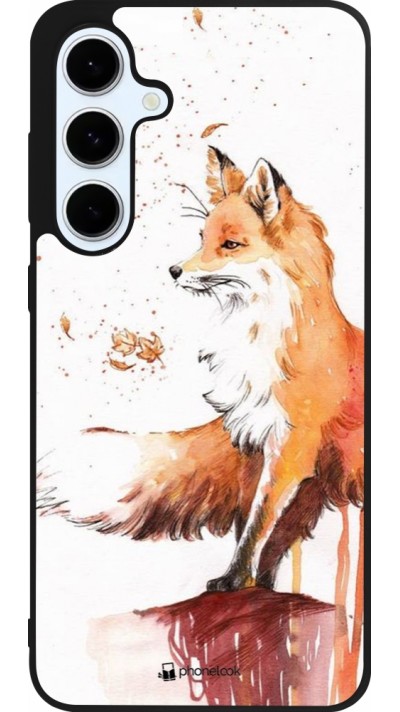 Coque Samsung Galaxy S24 FE - Silicone rigide noir Autumn 21 Fox