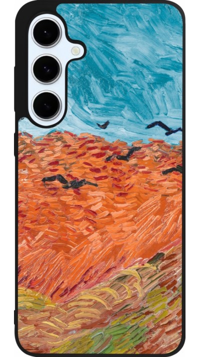 Coque Samsung Galaxy S24 FE - Silicone rigide noir Autumn 22 Van Gogh style