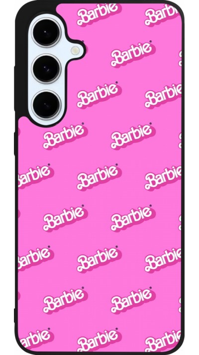 Coque Samsung Galaxy S24 FE - Silicone rigide noir Barbie Pattern