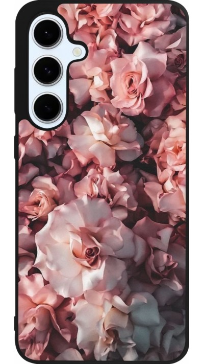 Coque Samsung Galaxy S24 FE - Silicone rigide noir Beautiful Roses