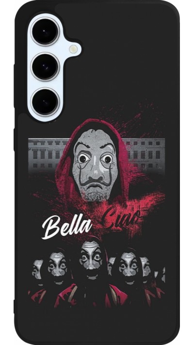 Coque Samsung Galaxy S24 FE - Silicone rigide noir Bella Ciao