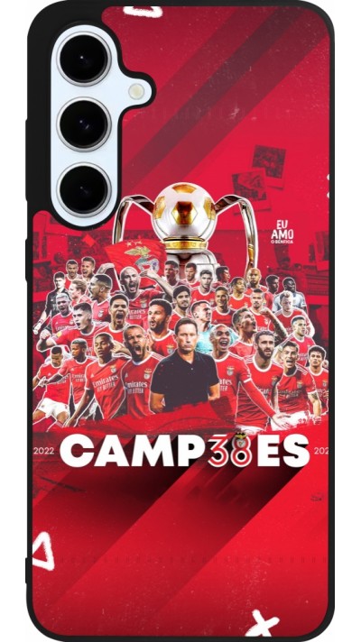 Coque Samsung Galaxy S24 FE - Silicone rigide noir Benfica Campeoes 2023