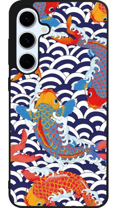 Coque Samsung Galaxy S24 FE - Silicone rigide noir Easter 2023 japanese fish