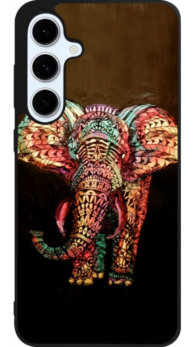 Coque Samsung Galaxy S24 FE - Silicone rigide noir Elephant 02