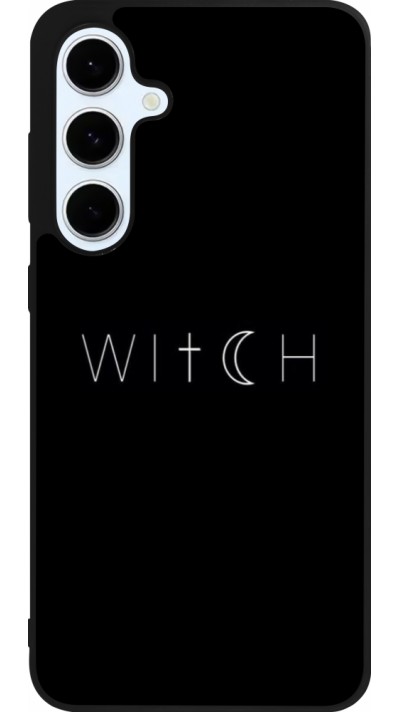 Coque Samsung Galaxy S24 FE - Silicone rigide noir Halloween 22 witch word