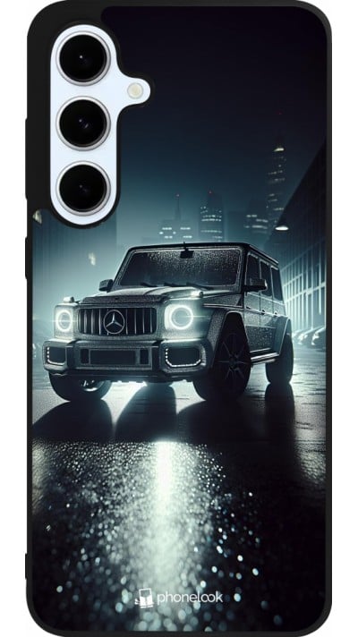 Coque Samsung Galaxy S24 FE - Silicone rigide noir Mercedes G AMG Night