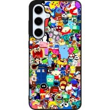 Coque Samsung Galaxy S24 FE - Silicone rigide noir Mixed cartoons