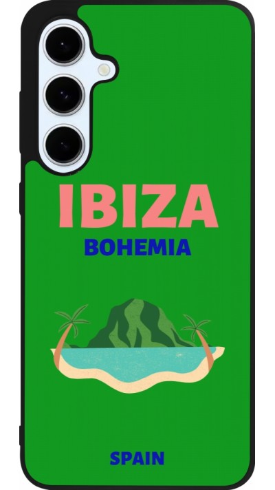 Coque Samsung Galaxy S24 FE - Silicone rigide noir Pop Summer Destination Ibiza