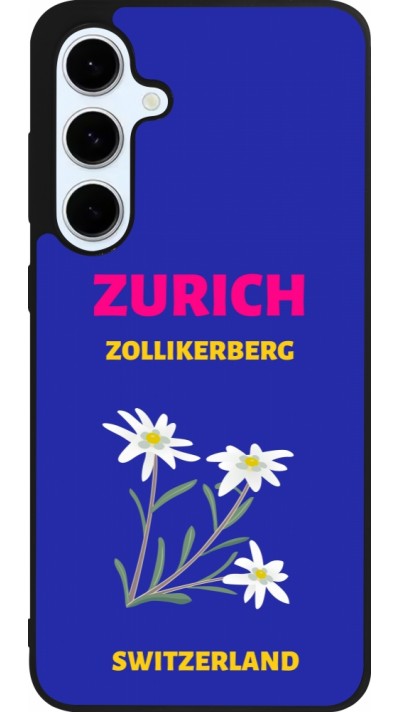 Coque Samsung Galaxy S24 FE - Silicone rigide noir Pop Summer Destination Zurich