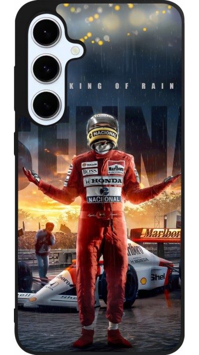 Samsung Galaxy S24 FE Case Hülle - Silikon schwarz Senna The King of Rain