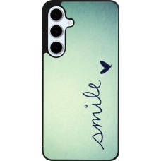 Samsung Galaxy S24 FE Case Hülle - Silikon schwarz Smile