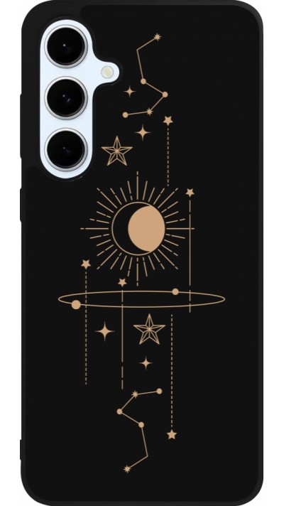 Coque Samsung Galaxy S24 FE - Silicone rigide noir Spring 23 astro