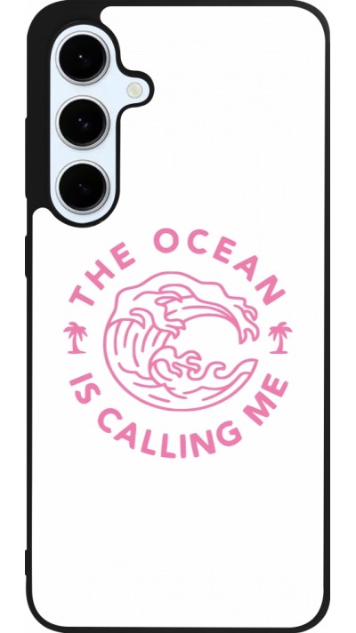 Samsung Galaxy S24 FE Case Hülle - Silikon schwarz The Ocean is calling me