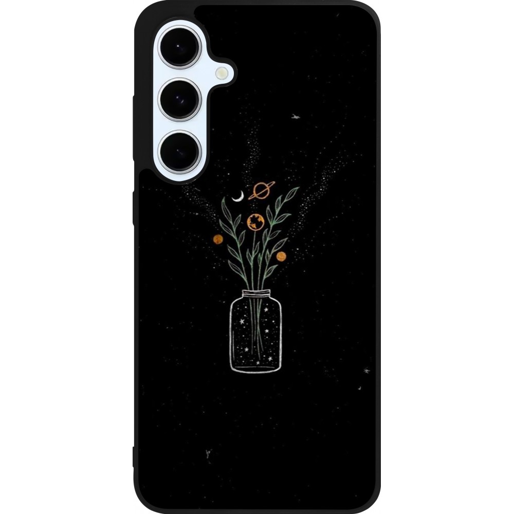 Coque Samsung Galaxy S24 FE - Silicone rigide noir Vase black