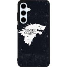 Samsung Galaxy S24 FE Case Hülle - Silikon schwarz Winter is coming Stark