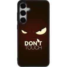 Coque Samsung Galaxy S24+ - Silicone rigide noir Angry Dont Touch