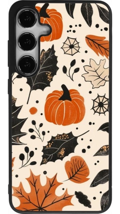 Coque Samsung Galaxy S24+ - Silicone rigide noir Autumn 2024 nature