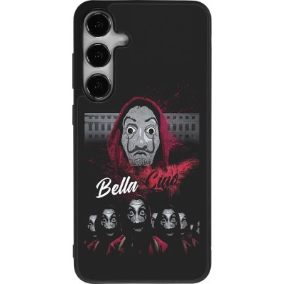 Coque Samsung Galaxy S24+ - Silicone rigide noir Bella Ciao