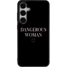 Coque Samsung Galaxy S24+ - Silicone rigide noir Dangerous woman